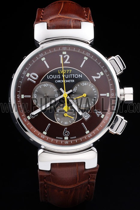 Louis Vuitton Tambour LV 277 Brwon Dial Watch