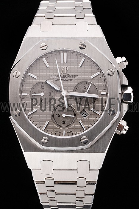 Swiss Audemars Piguet Royal Oak Chronograph Grey Dial Stainless Steel Case And Bracelet 622869