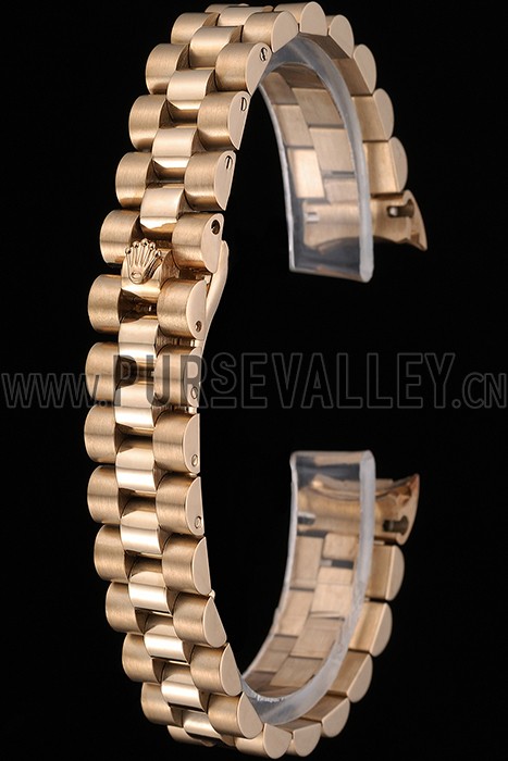 Rolex Polished and Brushed Gold Bracelet 622491