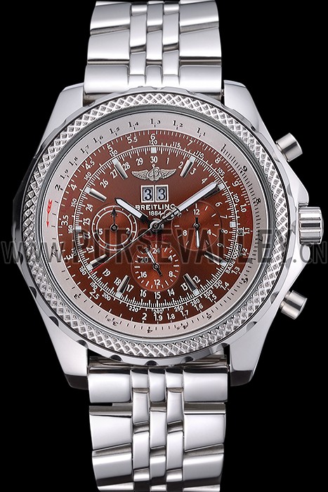 Breitling Bentley 6.75 Speed Bronze Dial Stainless Steel Case And Bracelet 622213