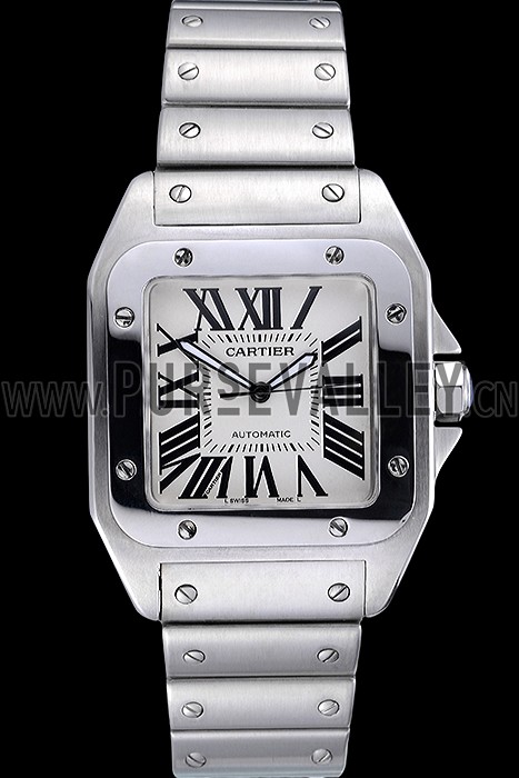 Swiss Cartier Santos Galbee Stainless Steel 622063