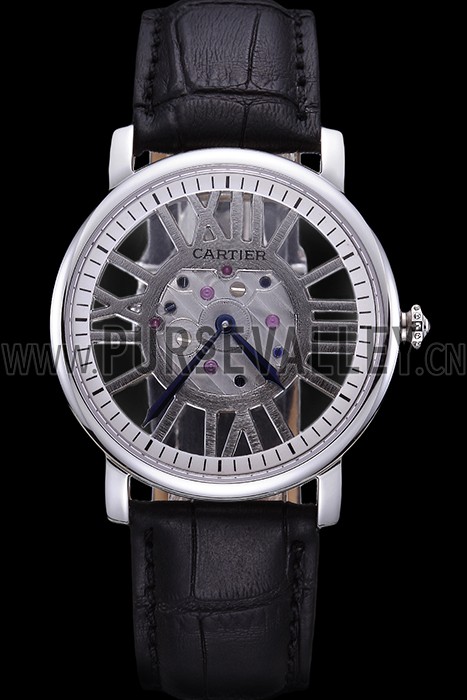 Cartier Rotonde Skeleton Flying Tourbillon Black 621972