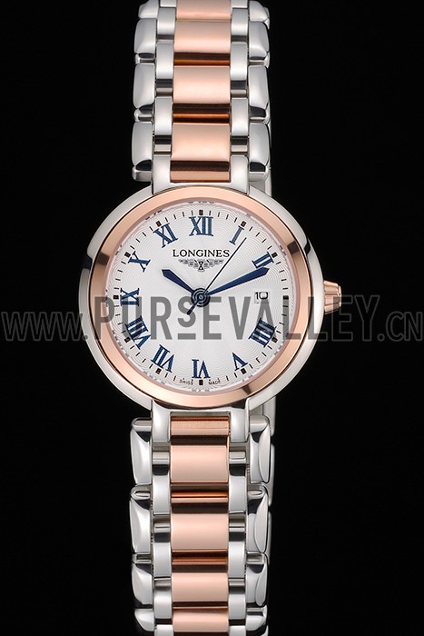 Longines PrimaLuna Stainless Steel And Gold Case Roman Numerals 622586