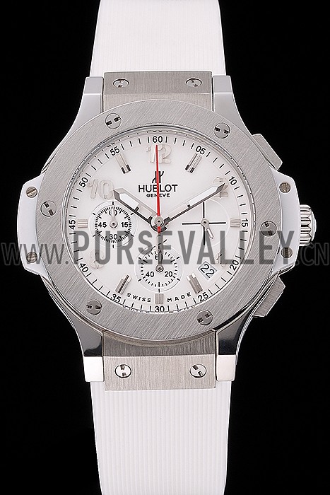 Hublot Big Bang White Strap White Dial Watch