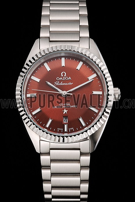 Omega Globemaster Brown Dial Stainless Steel Case And Bracelet