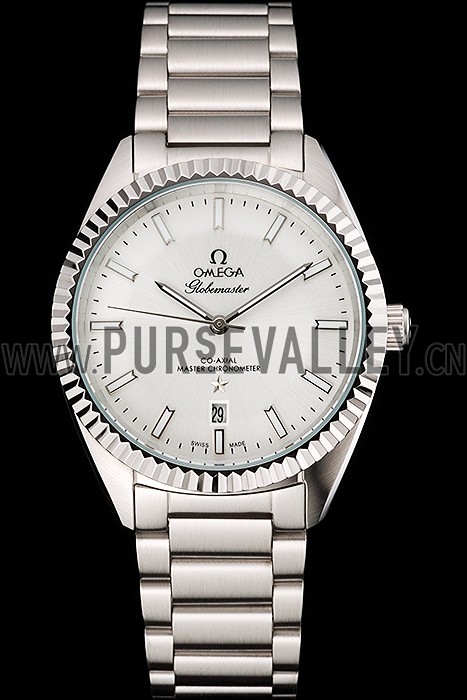 Omega Globemaster Silver Dial Stainless Steel Case And Bracelet