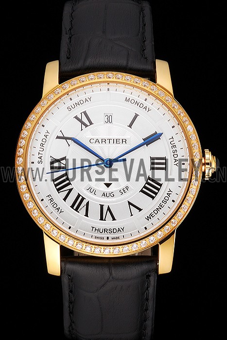 Swiss Cartier Ballon Bleu GMT Silver Dial Rose Gold Case And Bracelet