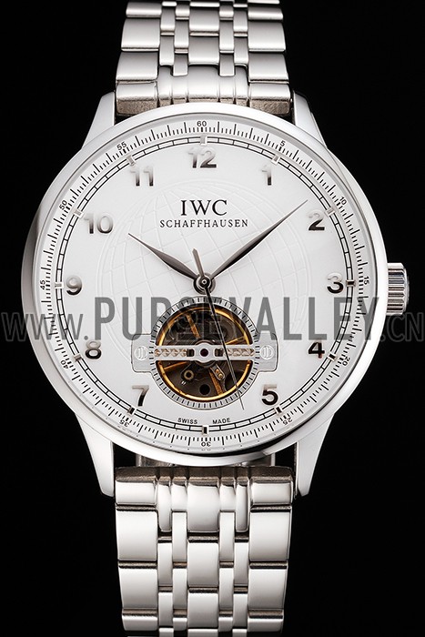 IWC Portugieser Tourbillon White Dial Stainless Steel Case And Bracelet