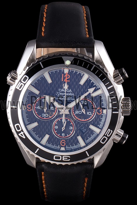 Omega Seamaster Planet Ocean Co-axial Black Case Black Dial 98101