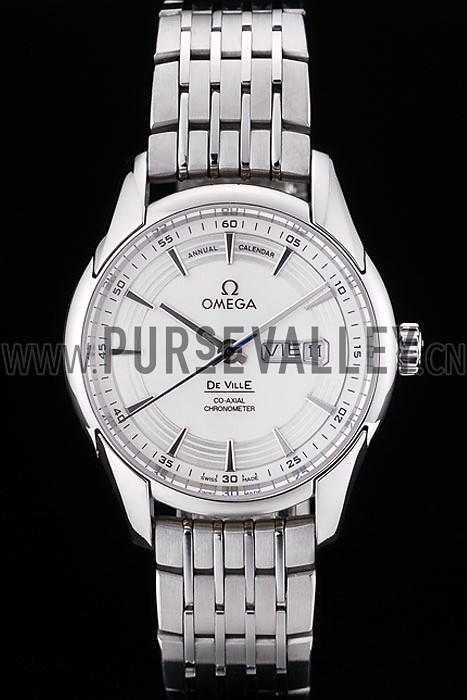 Omega Swiss DeVille Stainless Steel Bezel White Dial 7598