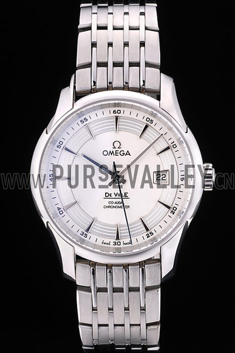 Omega Swiss DeVille Stainless Steel Bezel White Dial 7601