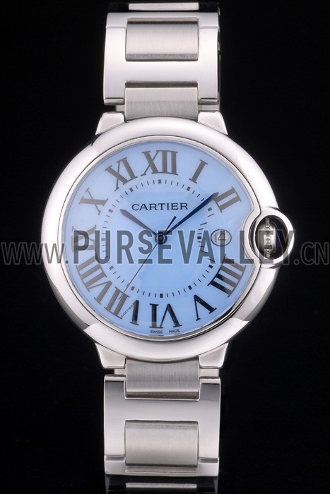 Cartier Ballon Bleu 42mm Blue Dial Stainless Steel Case And Bracelet