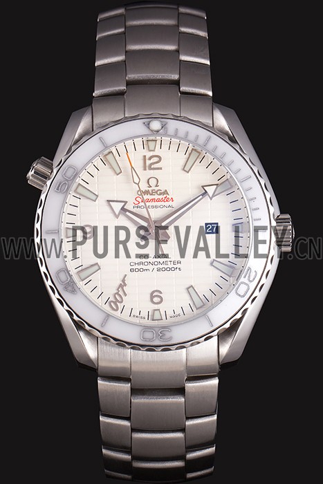 Omega James Bond Skyfall Watch with White Dial and White Bezel om231 621383