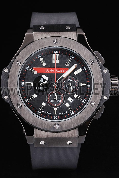 Hublot Limited Edition Luna Rosa Black Dial Watch