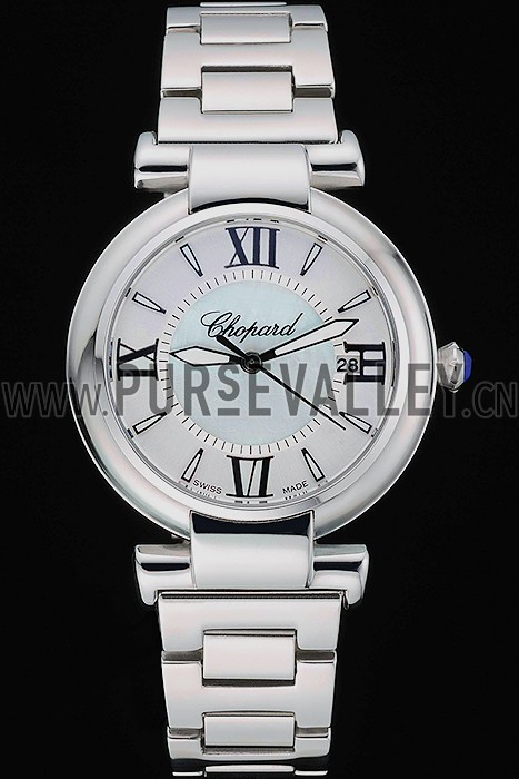 Chopard Polished Stainless Steel Bracelet Watch 80272