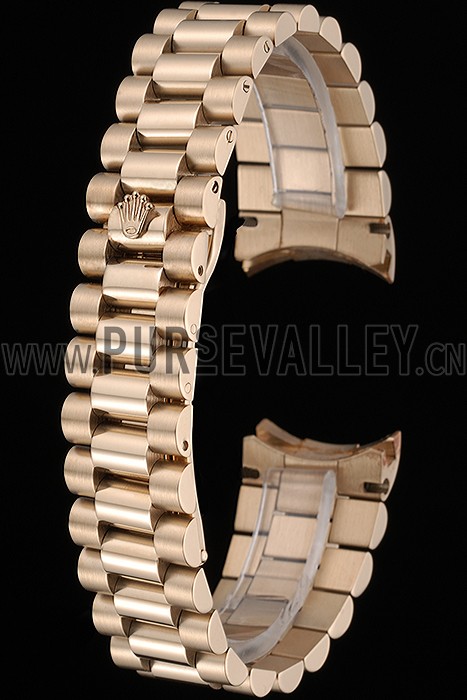 Rolex Polished and Brushed Gold Bracelet 622490