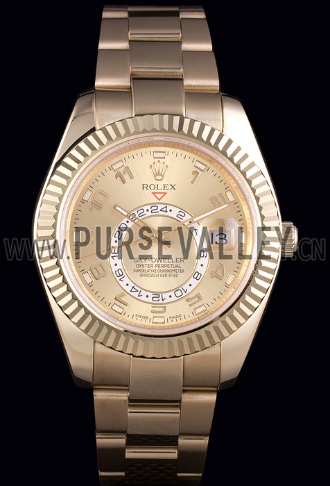 Rolex Sky Dweller Oyster Perpetual Special Edition 2012 Yellow Gold 80243