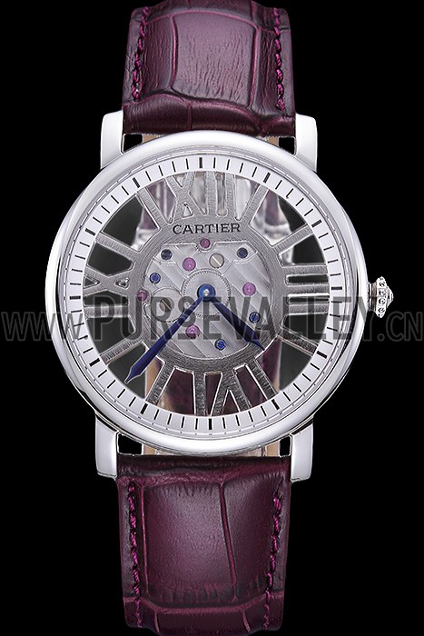 Cartier Rotonde Skeleton Flying Tourbillon Purple 621971
