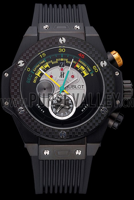 Hublot Big Bang Unico Bi-Retrograde Chrono King Black Steel Case Black Rubber Strap 622771