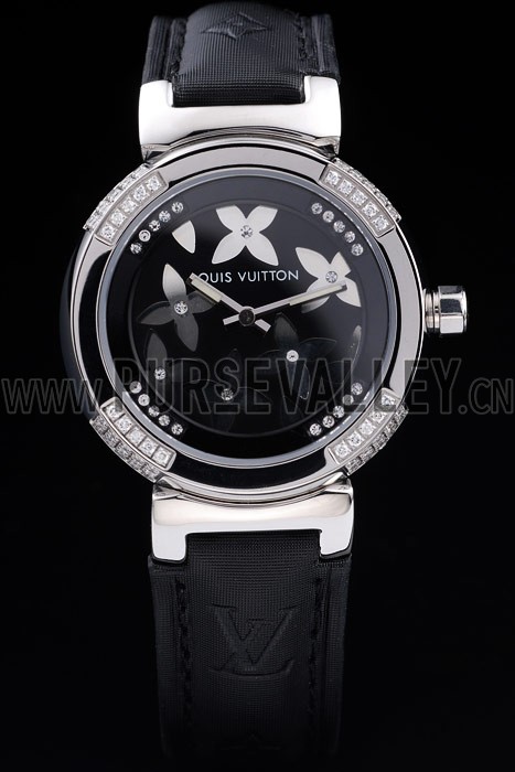 Louis Vuitton Tambour Bijou Black Watch