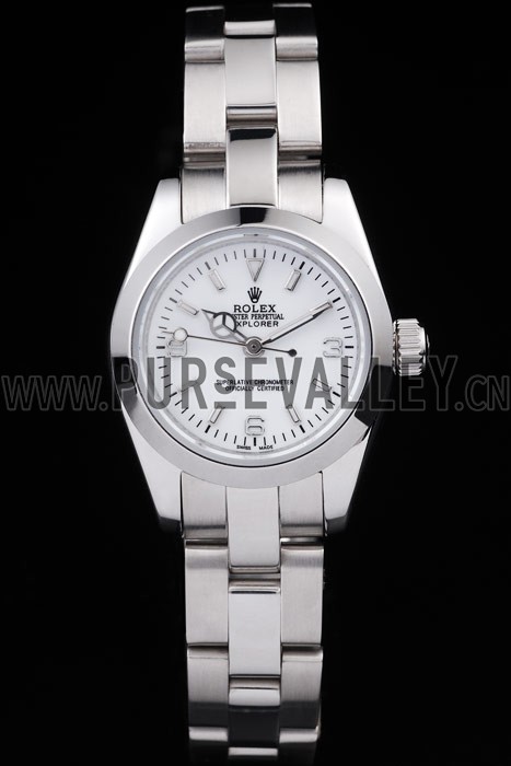 Rolex Explorer Polished Stainless Steel White Dial 98088