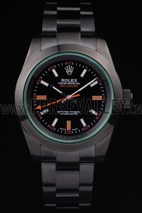 Rolex Milgauss Pro-Hunter Tinted Green Saphire Black Dial