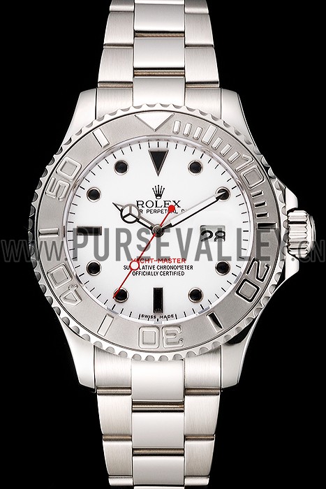Rolex Yacht-Master White Dial Stainless Steel Case And Bracelet