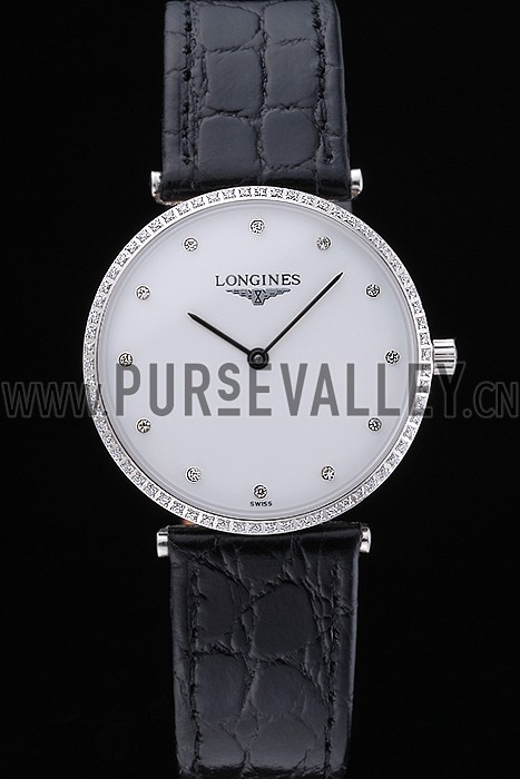 Longines La Grande Classique White Dial Diamond Markers Homme 622135