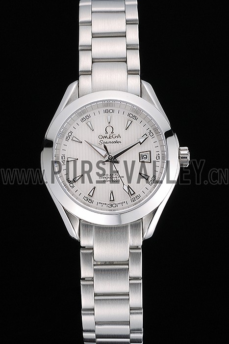 Omega Seamaster Aqua Terra White Dial Stainless Steel Bracelet Ladies 622446