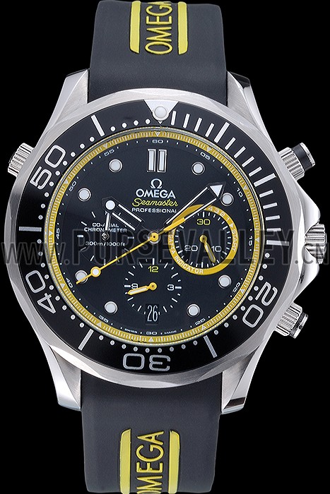 Omega Seamaster Planet Ocean Black Rubber Bracelet 622048