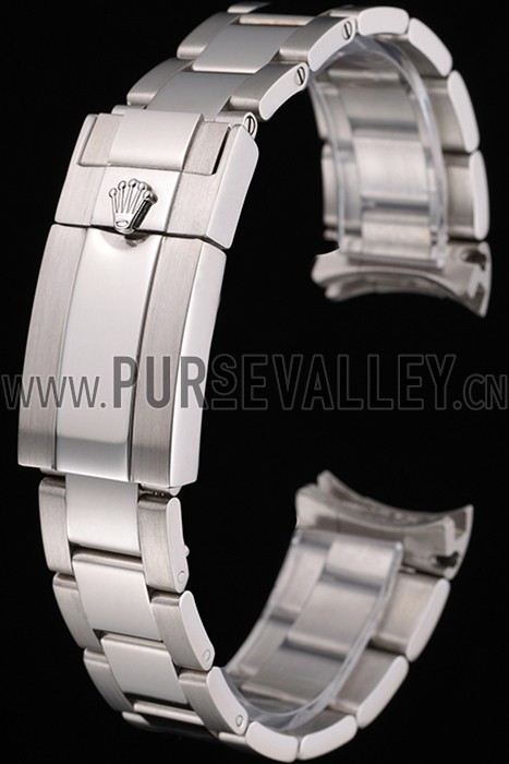 Rolex Polished and Brushed Stainless Steel Link Bracelet 622492