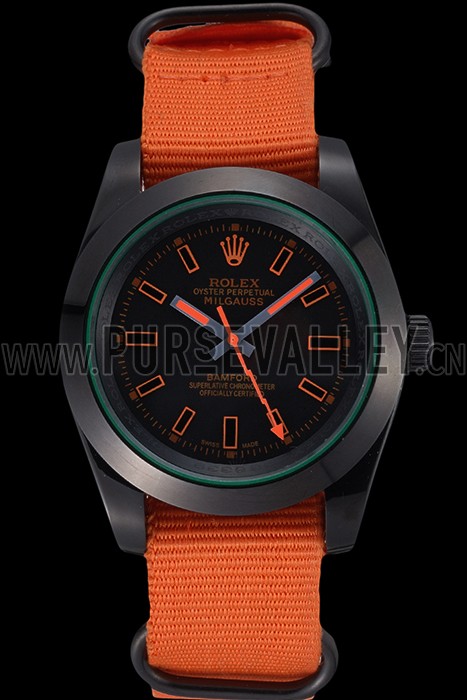 Rolex Milgauss Bamford Orange Nylon Strap 622003