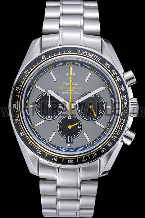 Omega Speedmaster White Grey Stainless Steel Strap 622051