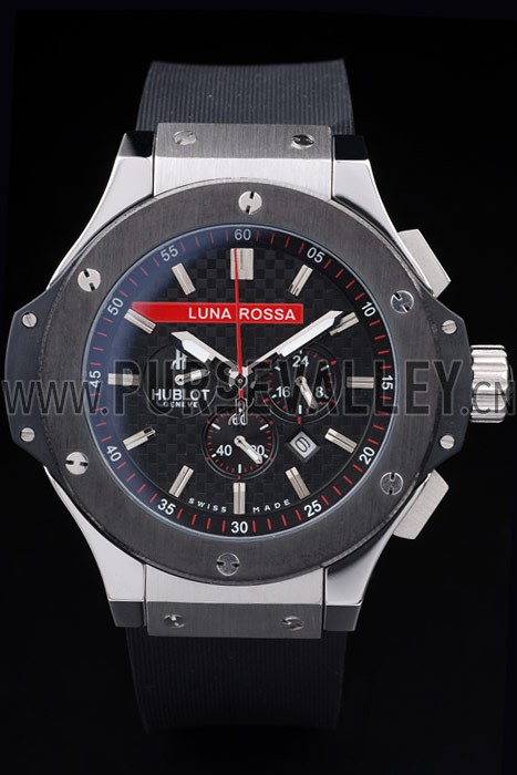 Hublot Limited Edition Luna Rosa Black Dial Watch