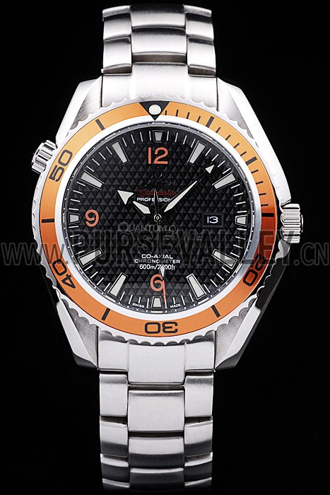 Omega Seamaster Planet Ocean Co-axial Orange Case Black Dial 98102