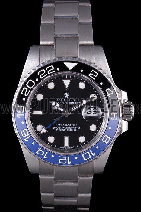Rolex GMT MASTER II BLACK/BLUE BEZEL 2013 rl431 621393
