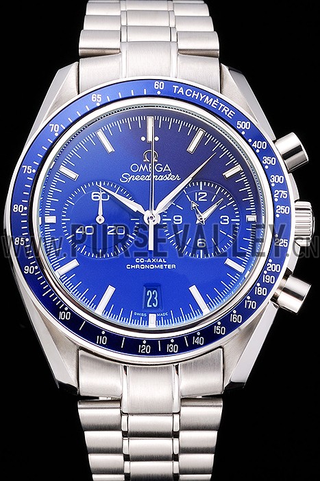 Omega Speedmaster Blue Dial Stainless Steel Case And Bracelet 622802