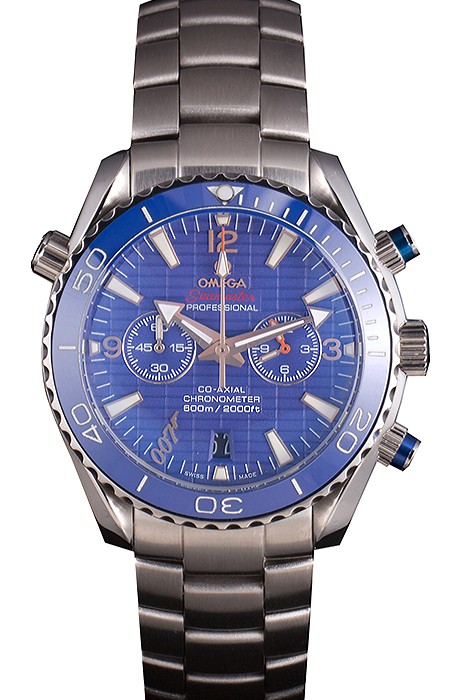 Omega James Bond Skyfall Chronometer Watch with Blue Dial and Blue Bezel om226 621378