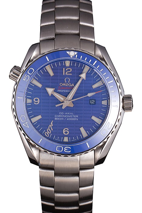 Omega James Bond Skyfall Watch with Blue Dial and Blue Bezel om230 621382