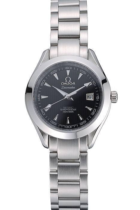 Omega Seamaster Aqua Terra Black Dial Stainless Steel Bracelet  622447