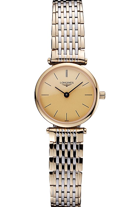 Longines La Grande Classique Two Tone Band Champagne Dial Femme  622096