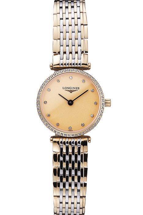 Longines La Grande Classique Champagne Dial Two Tone Bracelet Femme  622137