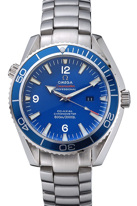 Omega Seamaster Planet Ocean Blue Dial Stainless Steel Bracelet  622537