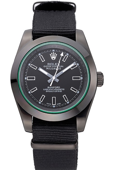 Rolex Milgauss Bamford Black Nylon Strap 622001