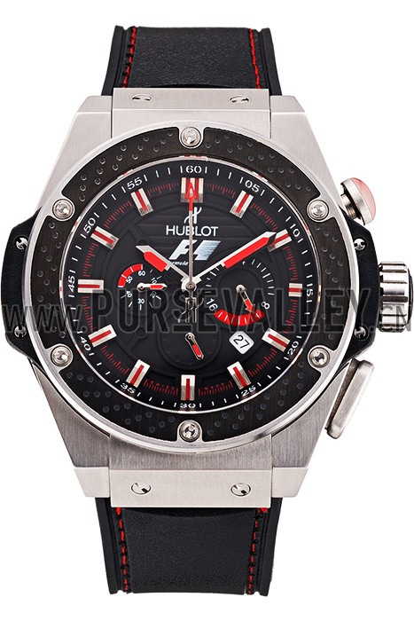 Hublot Big Bang King Power Formula 1 Stainless Steel Case Black Dial 622248