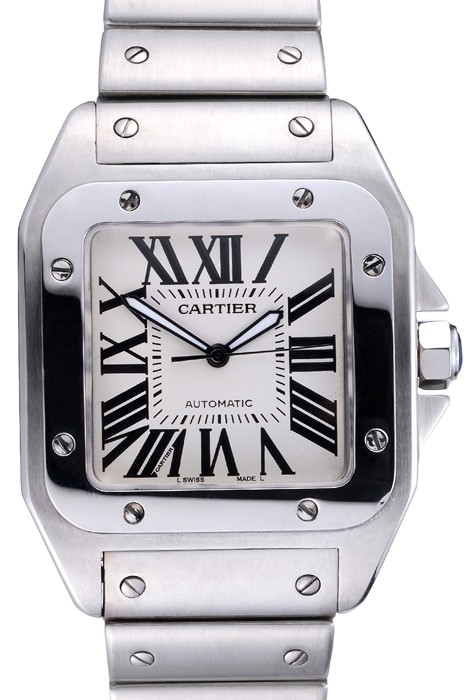 Swiss Cartier Santos Galbee Stainless Steel  622063