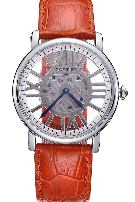 Cartier Rotonde Skeleton Flying Tourbillon Orange 621969