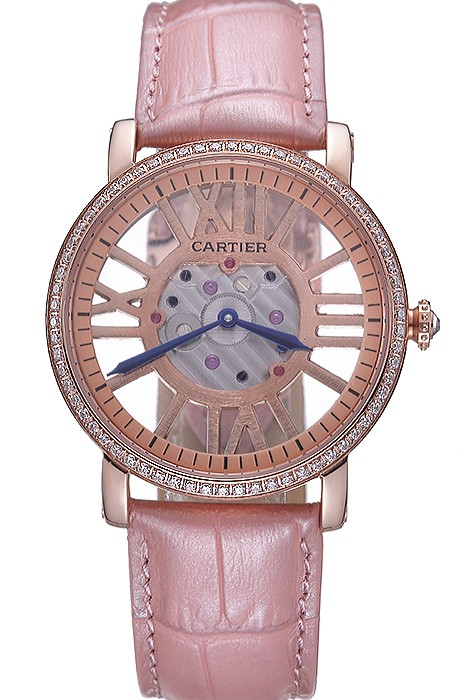 Cartier Rotonde Skeleton Flying Tourbillon Light Pink 621960