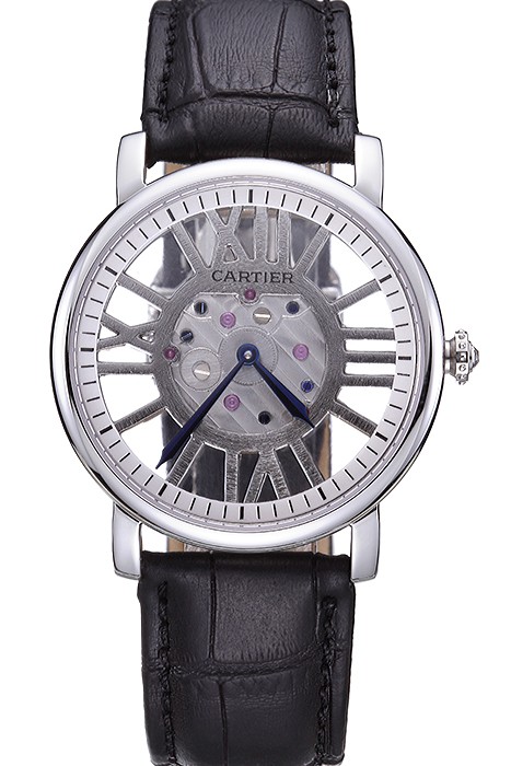 Cartier Rotonde Skeleton Flying Tourbillon Black 621972