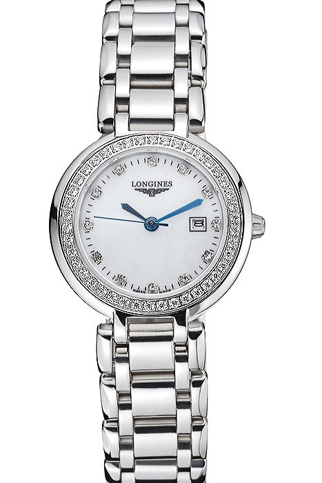 Longines PrimaLuna Stainless Steel Diamonds Case  622588